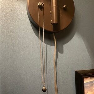 NWOT, 16 inch silver toned chain, volcanic ash ball